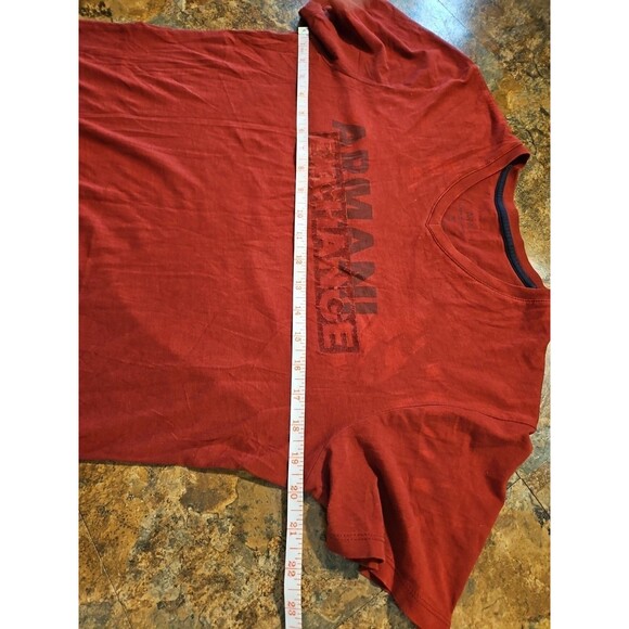 Armani exchange t-shirt  women short sleeves Spell Out Size Small Discolor (A99) - Picture 7 of 7